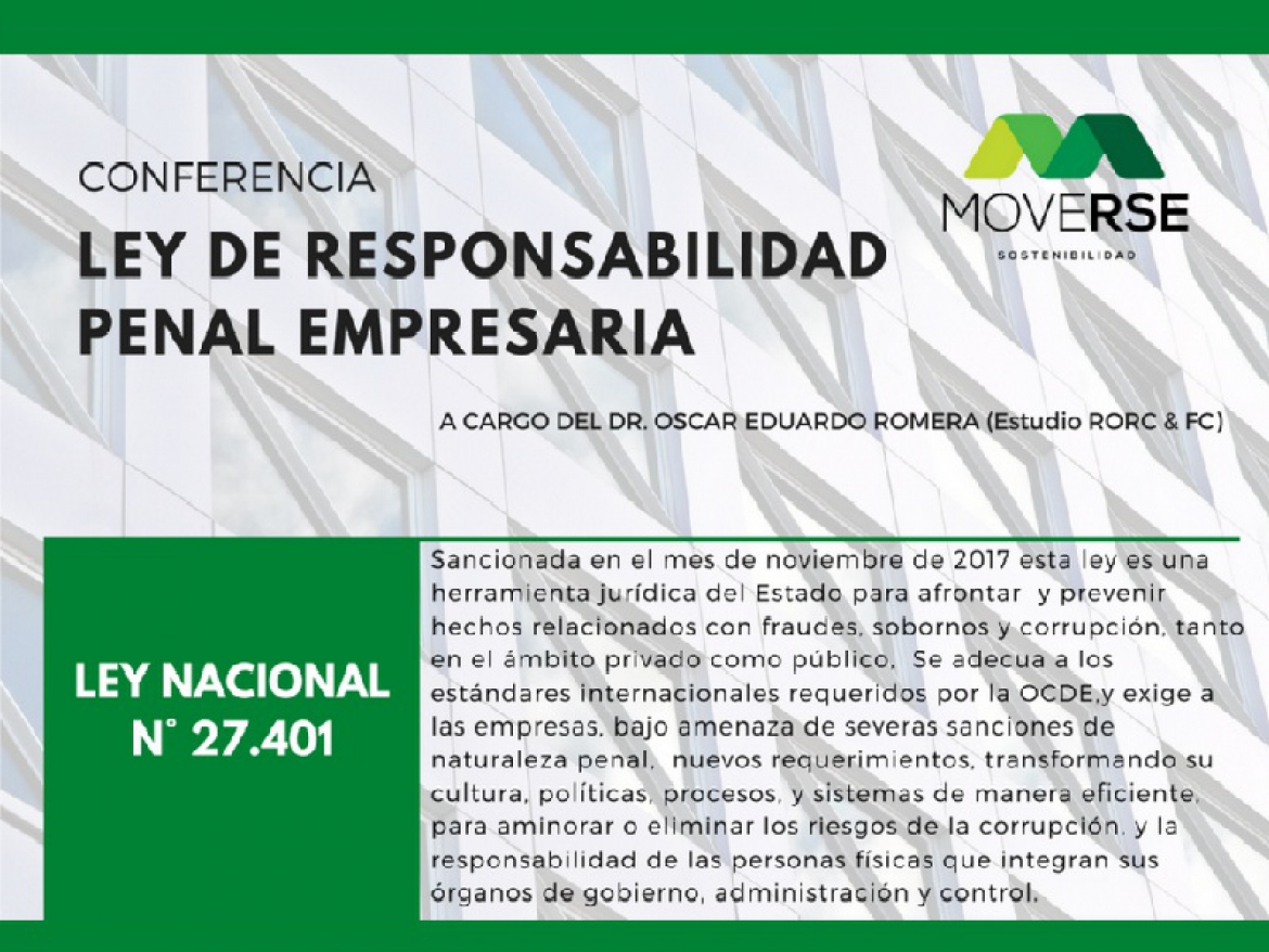 Conferencia sobre Responsabilidad Penal Empresaria
